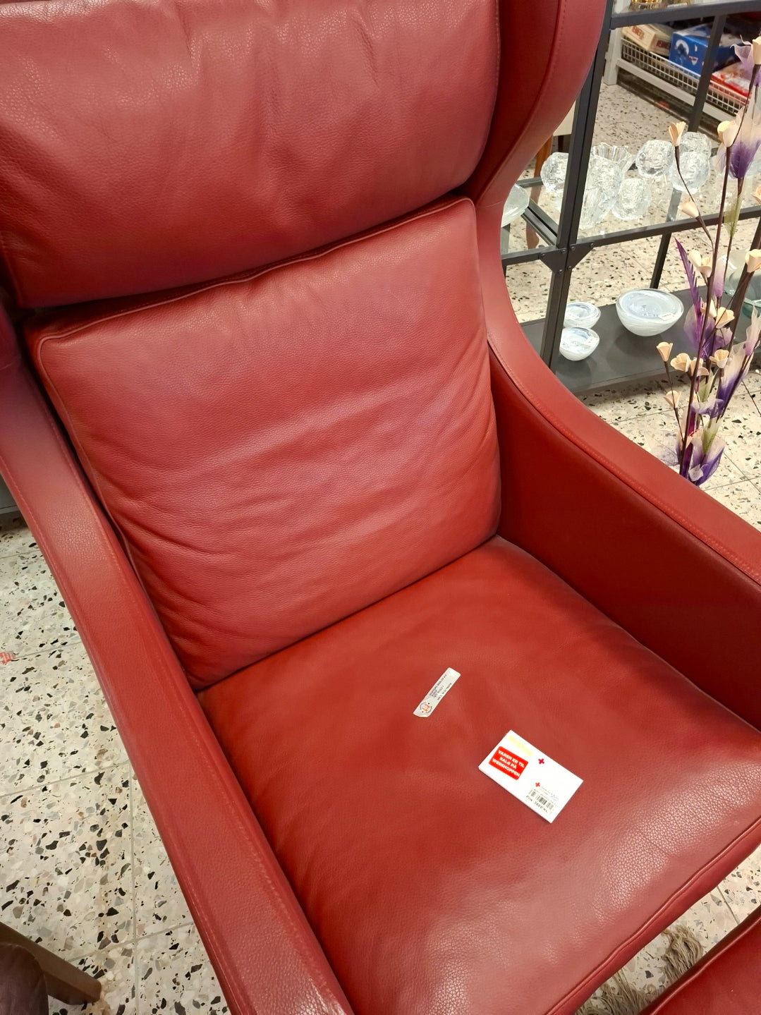 Læder lænestol fra Skippers møbler